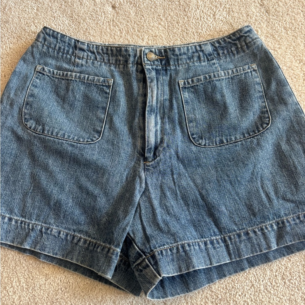 Vintage American Eagle Blue Denim Shorts